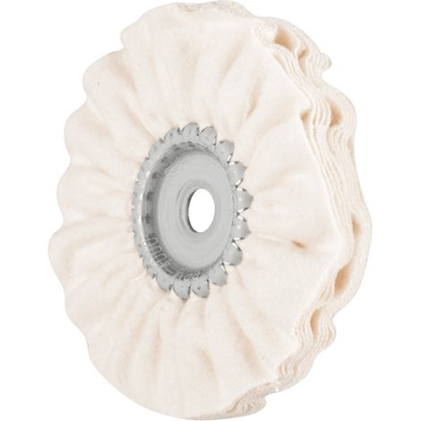 PFERD TOOLS Tuchring TR Flanell Ø 100x10mm Bohrung-Ø 10mm für Spiegelpolitur und Abglänzen mit Polierpaste 5 Stk (1/4)