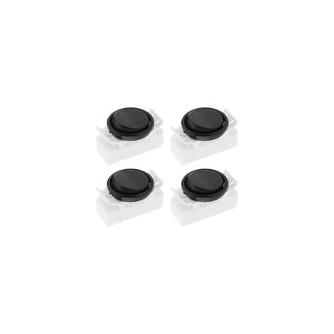 4pcs Interrupteur à Bascule Rond de 43.409 Interrupteur Encastré pour la Lampe à la Lampe S'adapte à L'interrupteur de Remplacement pour Les Lumières de Cuisine Sous-Estimées