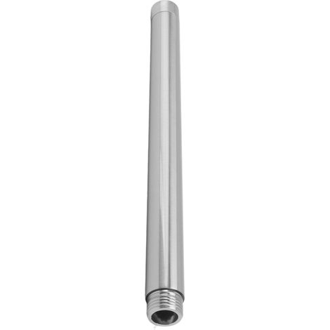 Tube extension de douche en acier inoxydable, rallonge pour pommeau de douche à main de salle de bain 25 cm (1/5)