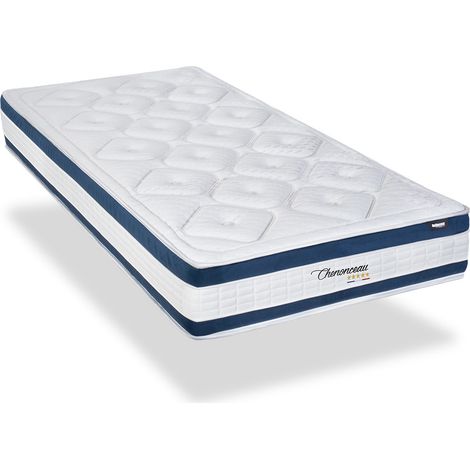 BELLECOUR LITERIE Matelas CHENONCEAU 90x200 cm Mousse avec mémoire de forme (1/5)