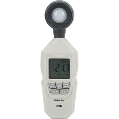 Luxmètre numérique DT-73L, mini compteur d'éclairement lumineux avec affichage LCD 4 chiffres pour mesure de l'intensité lumineuse (1/5)