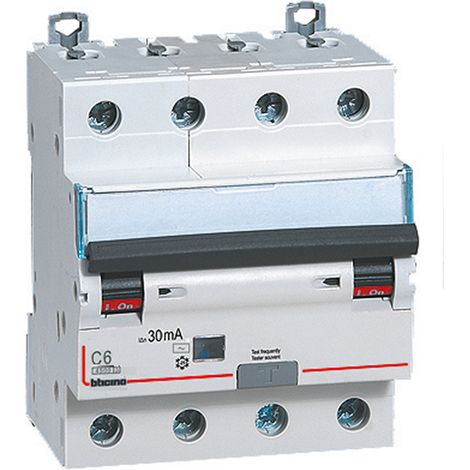 BTicino GA8843AC6 Differentialschutzschalter BTDIN45 4P AC Typ 6A