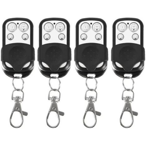 YUIT-Porte-clés de télécommande sans fil, clonage universel, pour porte de Garage de voiture, 433.92mhz, 4 pièces (1/5)