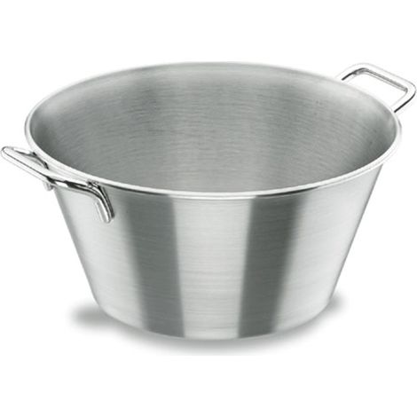 Cubeta cónica Lacor acero inoxidable 30 litros 50 cm