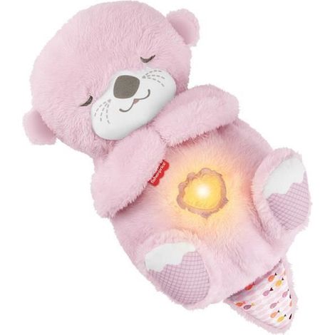 Fisher-Price - Ma loutre Câline Bonne Nuit - Peluche et veilleuse - Rose - Fisher-Price - JLJ33 (1/5)