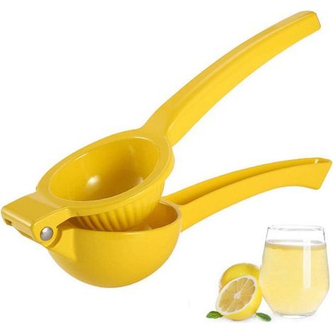 Presse-agrumes en métal de haute qualité, presse-agrumes manuelle, pour une extraction de jus optimale. (1/5)
