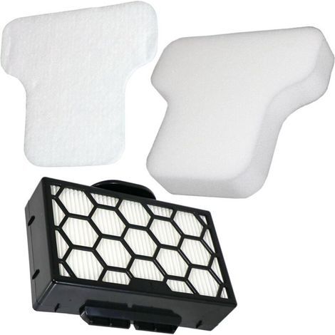Kit de filtres compatibles avec Shark CV100 CZ250 CZ500 CV100UKT CZ250UKT CZ500UKT Filtre en mousse pour aspirateur (1/4)
