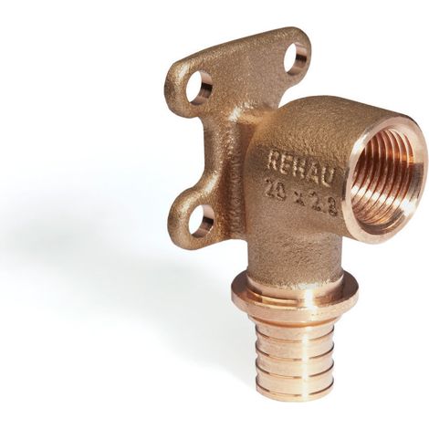 Wandwinkel RAUTITAN RX+ 16 - Rp 1/2 mit quadrat, Wandscheibe
