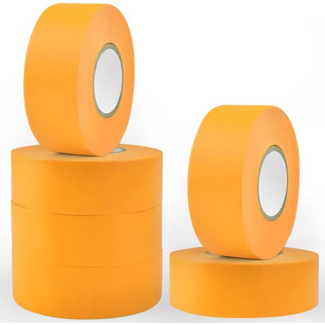 6 PCS Ruban de Masquage Peinture 30mm50m Bande de Masquage Peinture Ruban Adhésif de Masquage pour Peinture Ruban de Masquage Peinture Aquarelle Ruban de Masquage Peinture Carrosserie (1/5)