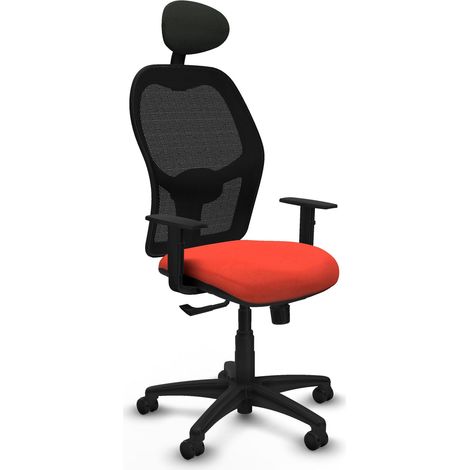 Sedia da ufficio piqueras y crespo Alocén nero supporto 100 kg (1/2)