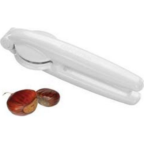 3PZ PINZA TAGLIA CASTAGNE IN PLASTICA LAMA ACCIAIO INOX "PRESTO" - cm.17x5x4h.