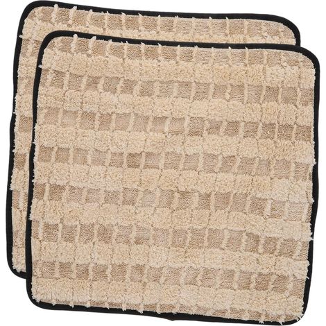 2pièces Chiffons De Lavage Auto Absorbants De Serviettes Microfibre pour Séchage Rapide pour De Voitures