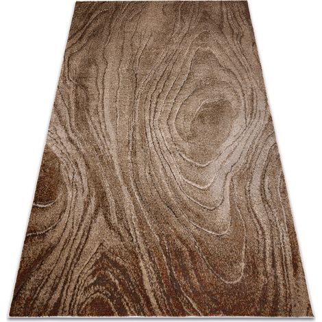 Teppich ARCANA 4549 – hellbraun / beige Baum Holz, modern brown 80x150 cm (1/5)