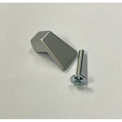 ORECA - POMOLO ZAMA ALLUMINIO SATINATO 17X22X21MM