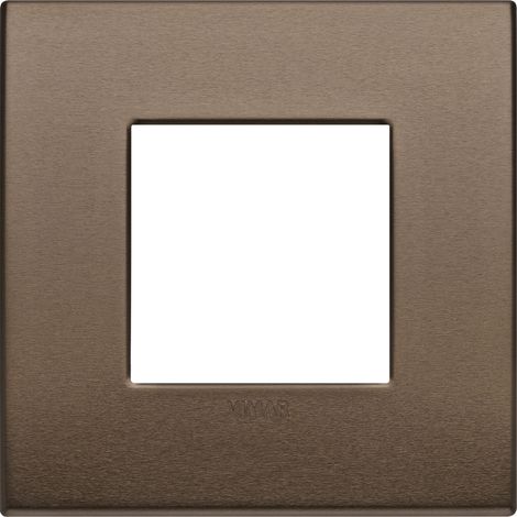 VIMAR - 19642.17 Plaque d'immatriculation classique 2M, bronze foncé