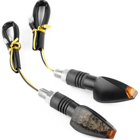 Clignotants Moto 14LED E-Mark 2 Pièces Indicateurs Flèche Feux Direction Motard Universel (1/5)