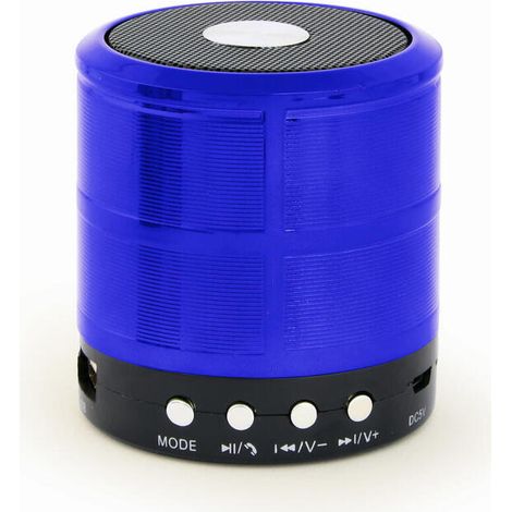 ALTAVOZ PORTATIL GEMBIRD SPK-BT-08-B 3W RMS BLUETOOTH AZUL (1/2)