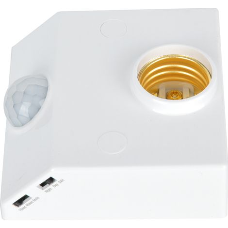 Douille E27 réglable à détecteur de mouvement infrarouge pour ampoules LED (1/5)