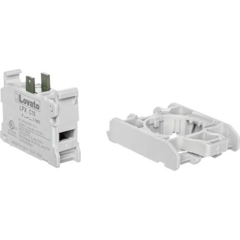 1 contacto normalmente abierto para terminales de tornillo de la serie Platinum con adaptador LPXE10