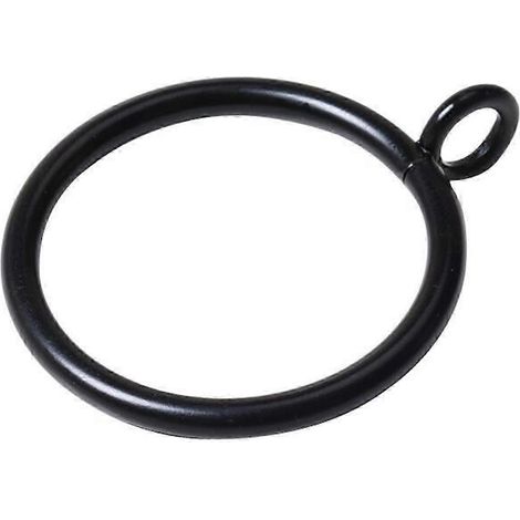 Lot de 20 anneaux de rideaux à œillets métalliques de 38 mm pour cuisine et chambre.