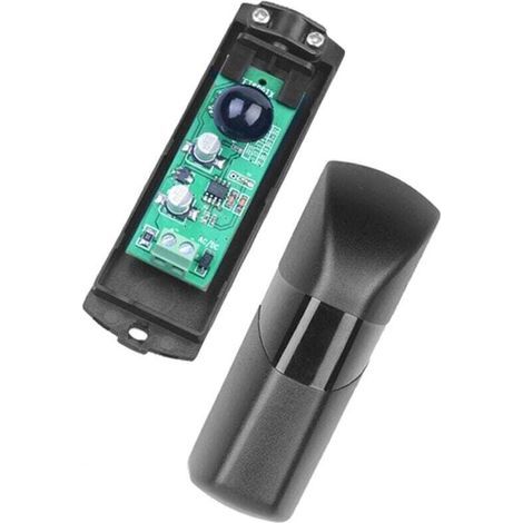 Universal Adjustable 180° Photoelectric Photocell for Automatic Doors, Garage Gates, AC/DC 12-24V, Waterproof, Modulated Infrared Electromagnetic Protection (1/4)