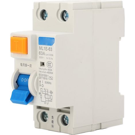 1P+N 63A 230V MCB 6kA Leitungsschutzschalter, Haussicherung, Gehäusesicherheit (1/5)