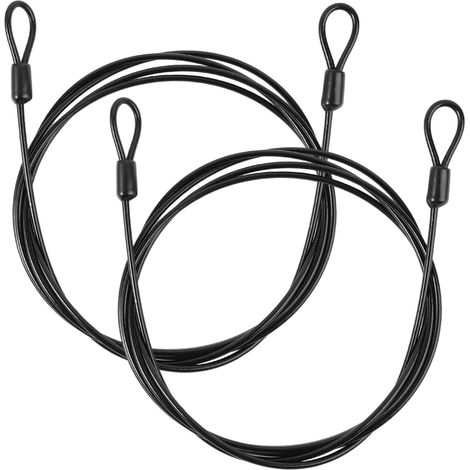 Pieces Anti-theft Cable, Steel Cable Anti-theft Cables, 2m x 3mm (1/5)