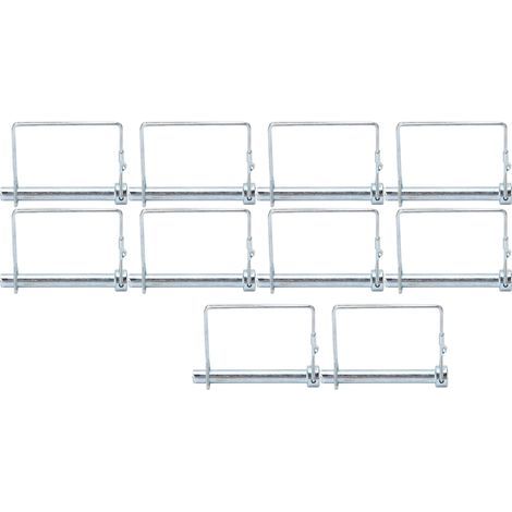 Goupille d'attelage de remorque 5/16 pouces, 10 pièces, coupleur Stable et fiable, antirouille pour crochets, arbres de sortie de puissance. (1/5)