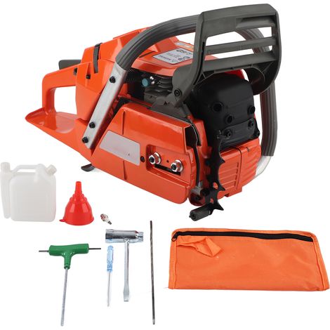 Tête de tronçonneuse essence 2 temps 3,4kW 9300tr/min 65,1CC, moteur de tronçonneuse pour jardin et pelouse (1/5)