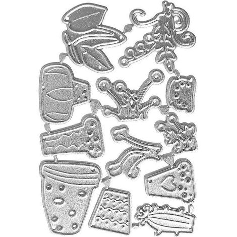 Stanzschablone für Topfblumen aus Metall, DIY-Scrapbooking-Album, Papierkarten-Vorlage, Prägeform, Basteldekoration