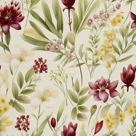 Tela decorativa para exteriores Oxford - Motivo floral I DX5253 (1/5)