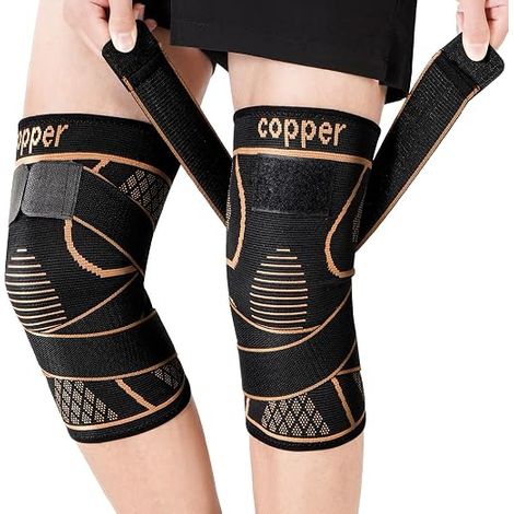 Genouillère Sport pour Homme et Femme Genouillere Ligamentaire Genou, Genouillère de Compression, pour Arthrose, Course, Soulagement Douleur Genou (S) (1/5)
