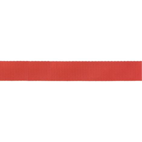 Cinghia in poliestere rossa mm 25 lunghezza 5 metri - masidef (1/2)