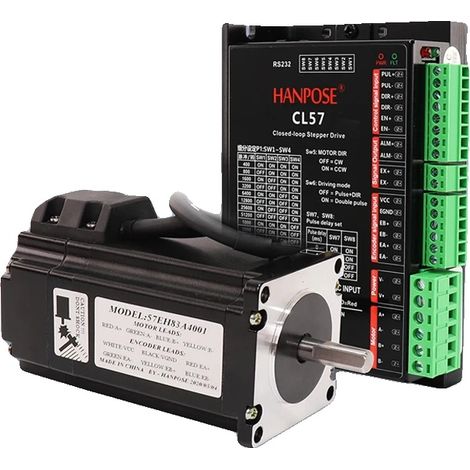 Motor paso a paso, corriente de 4,0 A, par de 2,6 N·m, 57EH83-CL57 (1/2)