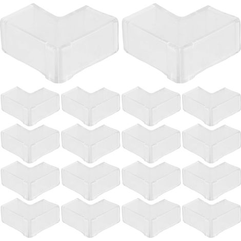 Protections d'angle pour aquarium STAHAD en plastique noir, 100 pièces (1/5)