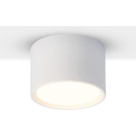 SABIR Weißer LED-Deckenspot, 3000 K, Warmweiß, 12 W, Deckenstrahler, Wohnzimmer, Esszimmer, Küche, Flur, Schlafzimmer, Ø120 mm, [Energieklasse E] (1/5)
