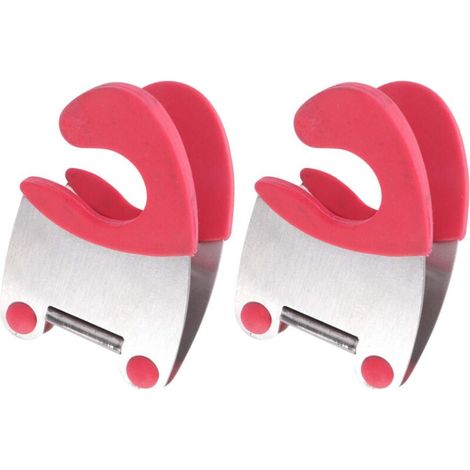2 pièces Pot Clip De Fixation Cuillère Clip Repose-Pot Pot Clip Cuillère Repose Cuillère Cuillère Clip pour Pot (1/5)