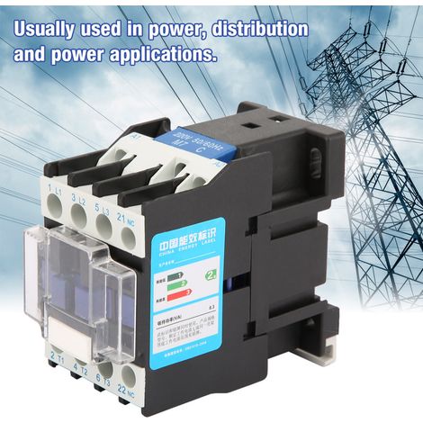 Contacteur électrique industriel haute sensibilité CJX2-1801, 220 V, 18 A (1/5)