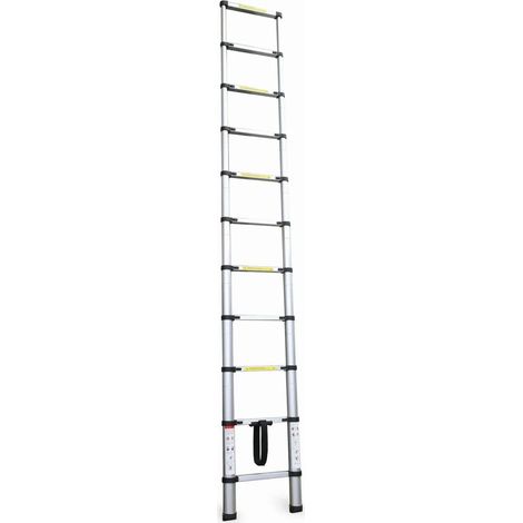SCALA TELESCOPICA 10 gr. ap. cm 320 / ch. cm 80