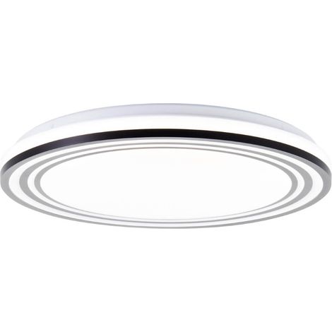BRILLIANT PLAFONNIER NOIR ET BLANC KOBANA Ø49CM - G80568A76 (1/3)