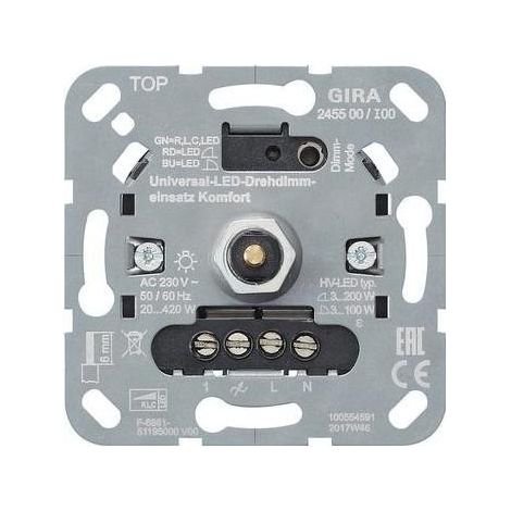 Gira LED-Univers.-Dimmereinsatz Komfort 245500 (1/5)