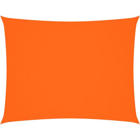 Maison Exclusive - Parasole a Vela Oxford Rettangolare 3,5x4,5 m Arancione (1/5)