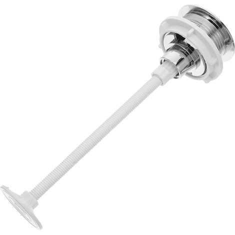 Bouton-poussoir de Réservoir de Toilette Argenté en Plastique (1/5)