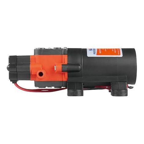 DC 12V 4.3LPM 2.4 Bar 21S Self-Priming Diaphragm Pump On Demand for RV Yacht Garden RV (1/4)