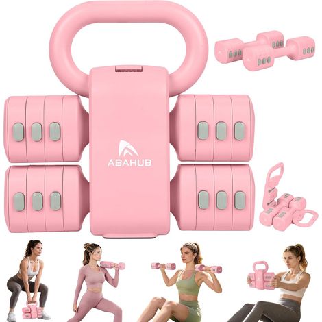 Ensemble kettlebell et haltères 2 en 1 réglables pour salle de sport (1/5)