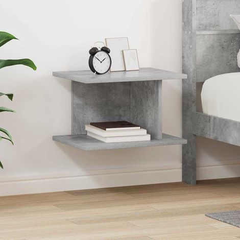 Nachttisch Beton Grau 40 x 30 x 25 cm Holzwerkstoff
