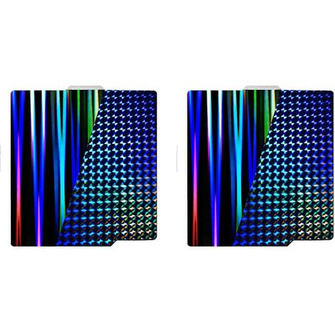 2 placas de construcción H1H para cama de impresión Bambu-Lab X1C/X1/X1E/P1P/P1S/A1 de 257x257 mm, haz de luz + placa de chapa de acero Phantom Spring (