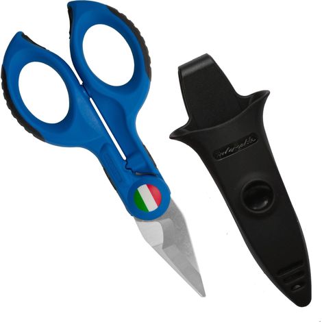 Intercable Forbice Spella e Tranciacavi da elettricista con Safetybox Edizione Limitata, Blu (1/2)