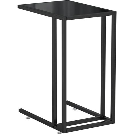 Maison Exclusive - Computer-Beistelltisch Schwarz 50x35x65 cm Har
