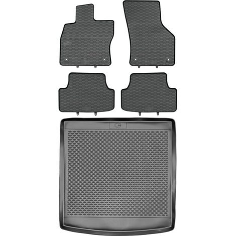 Ensemble de tapis de sol en caoutchouc pour Volkswagen Golf VII Kombi (2012-2019) + tapis de coffre (1/5)